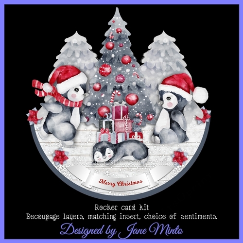 PENGUIN FUN rocker card