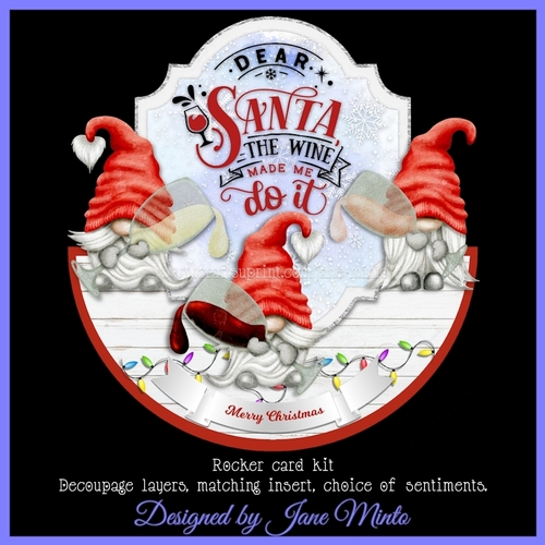 WINE MADE ME DO IT! rocker card
