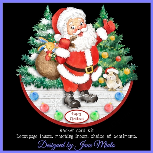 HO HO HO rocker card