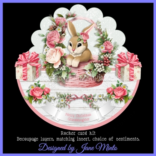 CHRISTMAS BUNNY BASKET