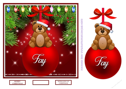 CHRISTMAS BAUBLE - FAY