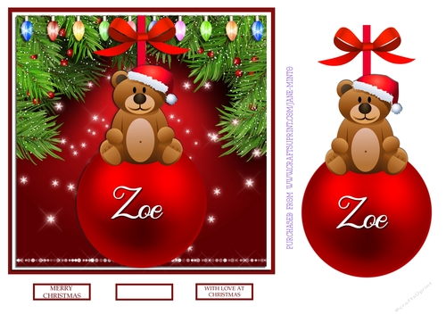 CHRISTMAS BAUBLE - ZOE