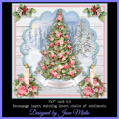 ROSES CHRISTMAS TREE mini kit