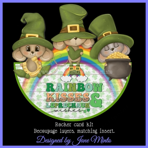 IRISH MICE rocker card
