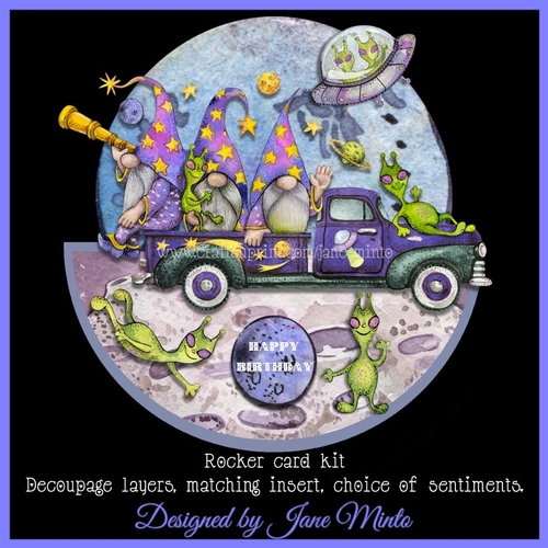 UFO GNOMES rocker card
