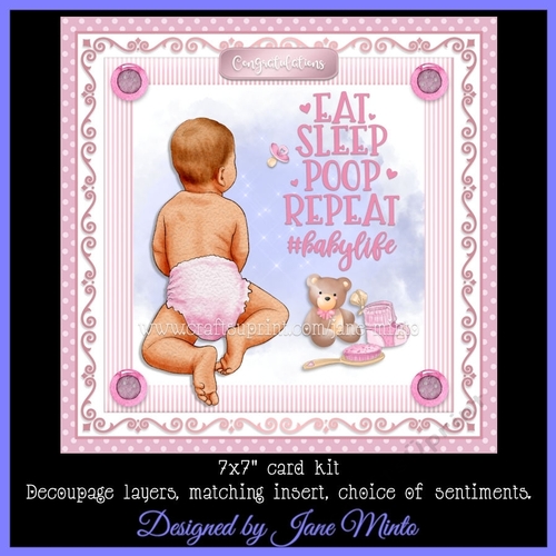 EAT, SLEEP, POOP, REPEAT. Girl