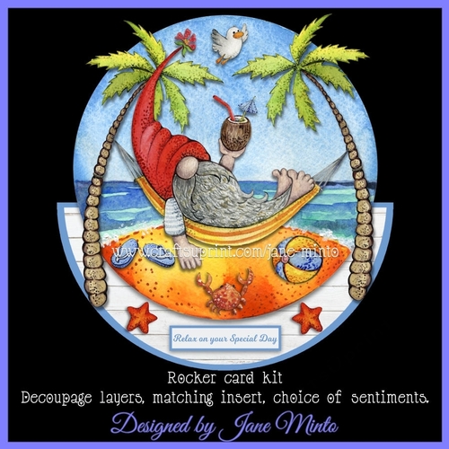 HAMMOCK GNOME rocker card
