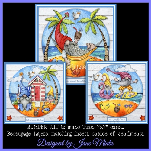 BEACH GNOMES bumper kit 7x7