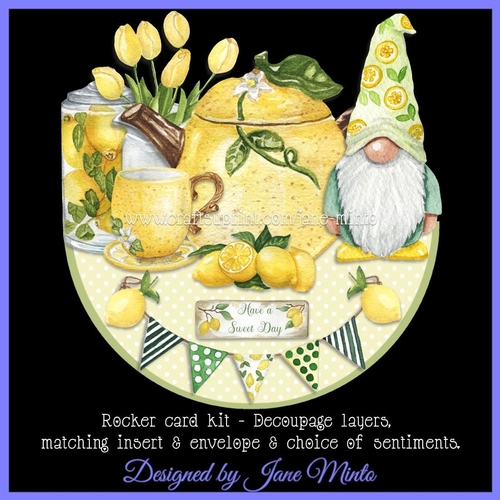 LEMON TEA rocker card