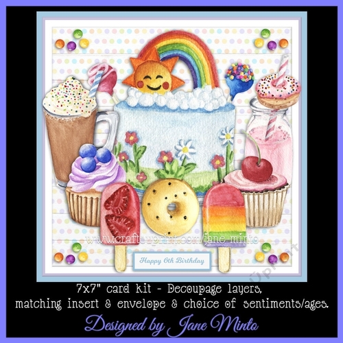 RAINBOW CAKE mini kit
