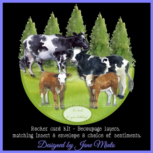 HERD ITS YOUR BIRTHDAY - rocker card