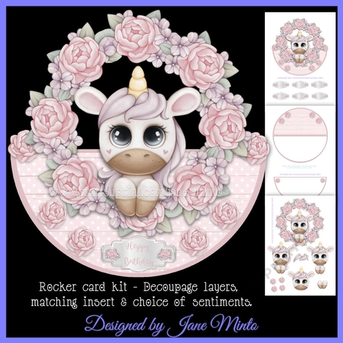 LITTLE UNICORN rocker card