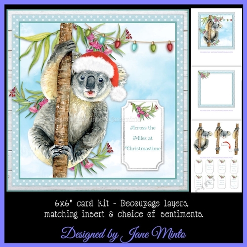 6X6 CHRISTMAS KOALA  