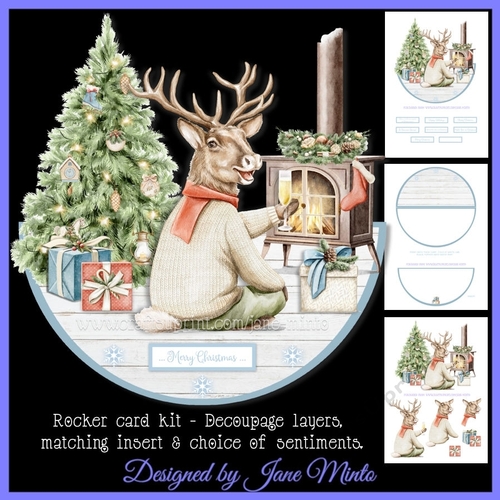 CHRISTMAS CHEERS - rocker card