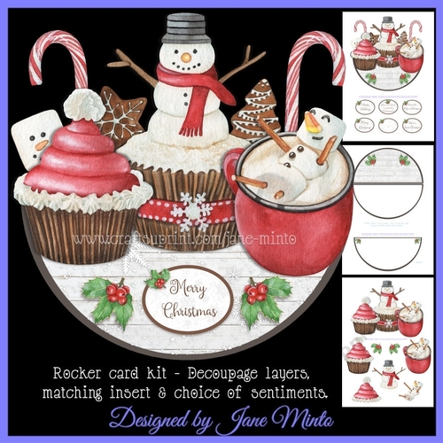 CHRISTMAS TREATS rocker card