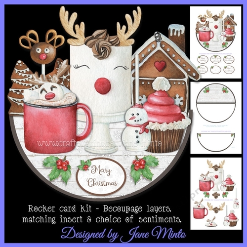 CHRISTMAS TREATS 2 rocker card