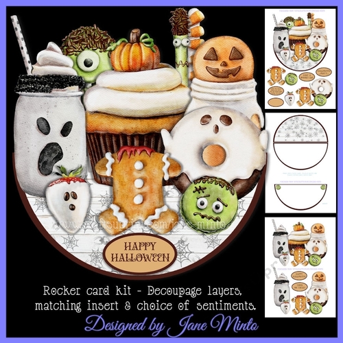 HALLOWEEN TREATS rocker card