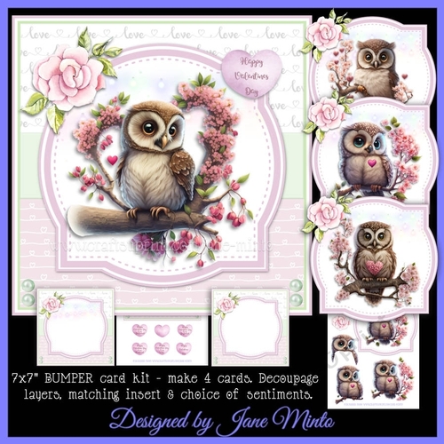 VALENTINE OWLS - mini kit