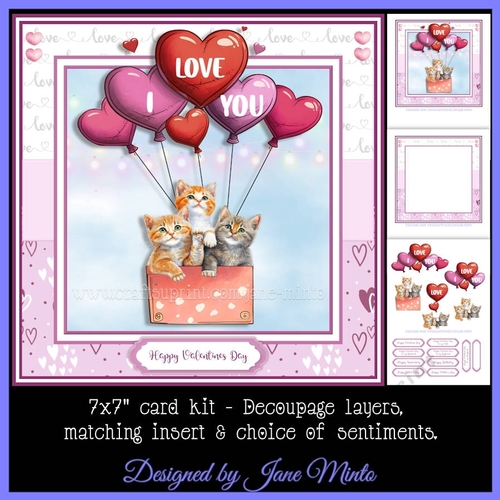 LOVE CATS BALLOON