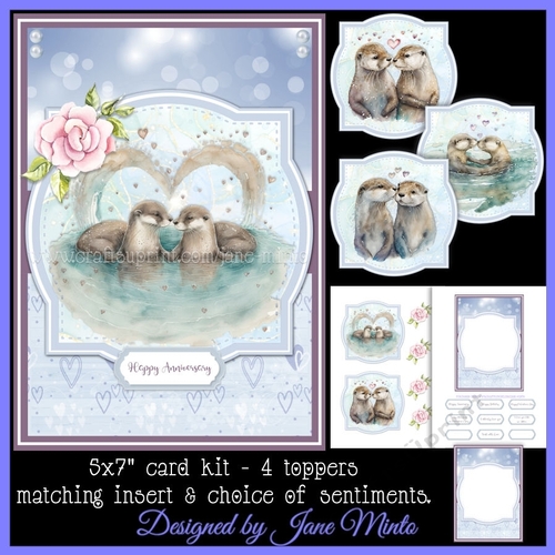 OTTERLY IN LOVE 5X7