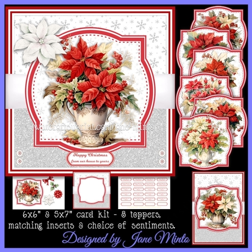 POINSETTIA VASES