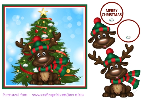 RUGBY CHRISTMAS REINDEER - RABBITOHS