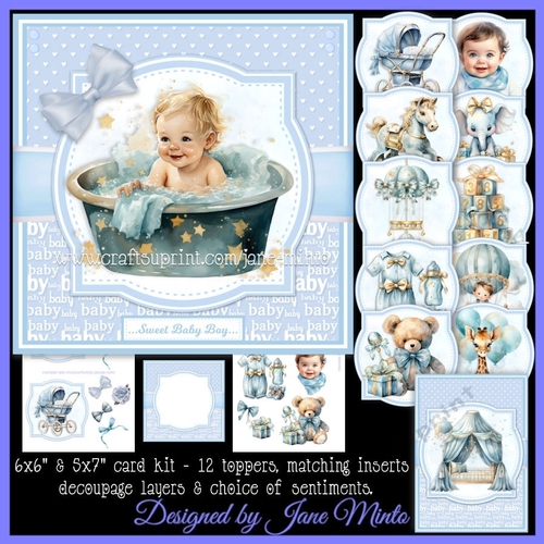NEW BABY BOY - bumper kit