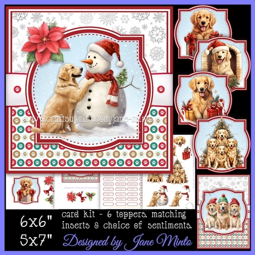 GOLDEN RETRIEVERS AT CHRISTMAS