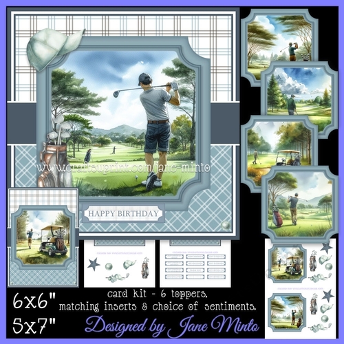 PLAYING GOLF