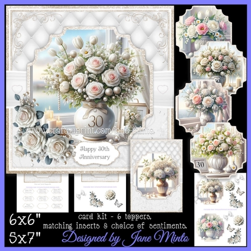 PEARL ANNIVERSARY FLOWERS