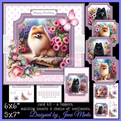 POMERANIAN DOG toppers