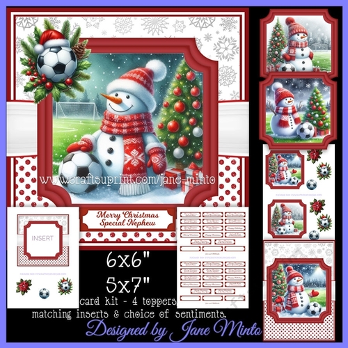 FOOTBALL SNOWMAN