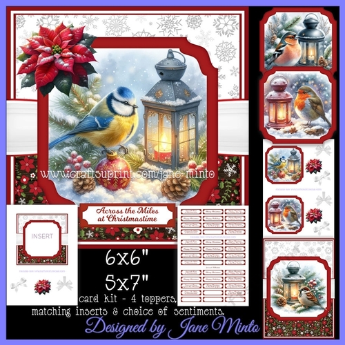 CHRISTMAS LANTERNS - toppers