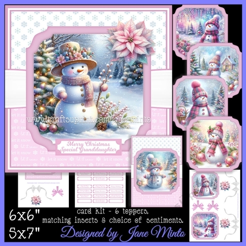 PINK CHRISTMAS toppers
