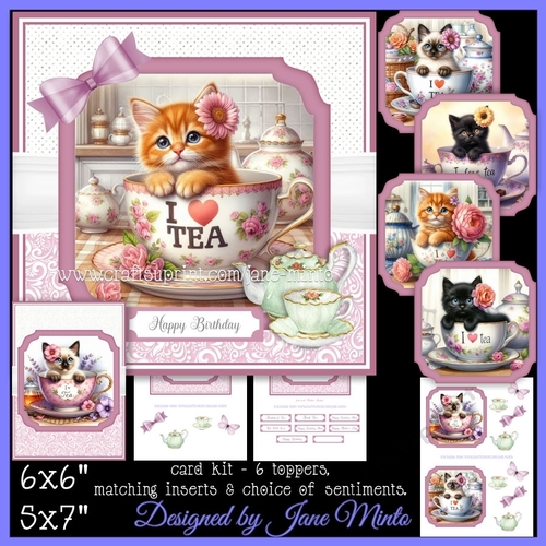 I LOVE TEA - CATS