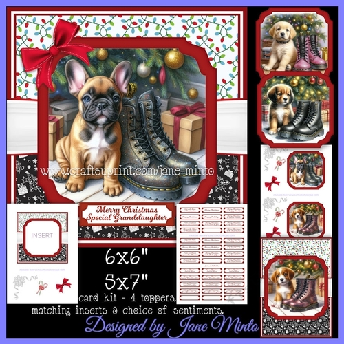 CHRISTMAS BOOTS - dogs