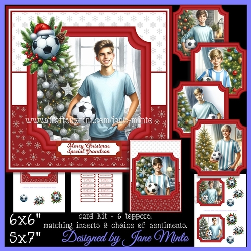 FOOTBALL CHRISTMAS set 2 