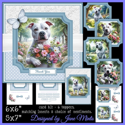 WHITE STAFFY