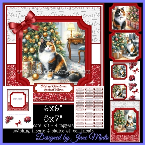 CHRISTMAS CALICO CATS