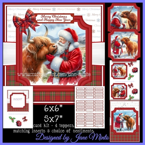 KISSES FOR SANTA - COWS