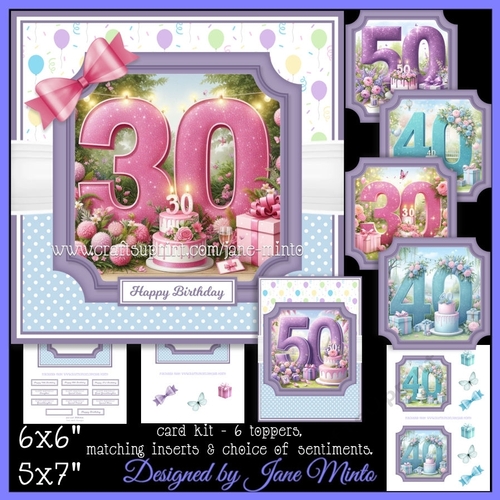 BIRTHDAY AGES 30, 40, 50