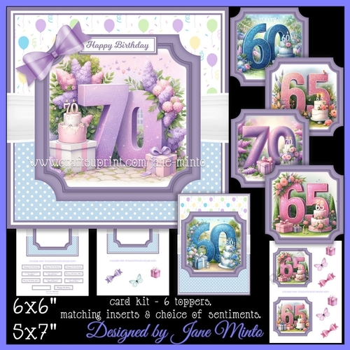 BIRTHDAY AGES 60, 65, 70,