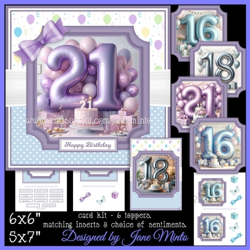 16,18,21 BIRTHDAY BALLOON