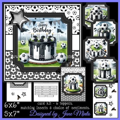 BLACK & WHITE FOOTBALL CAKES - REQUEST