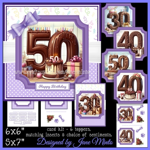 CHOCOLATE 30, 40, 50