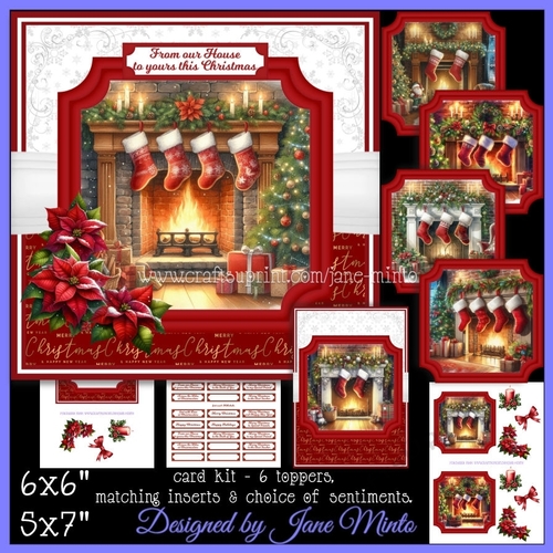 CHRISTMAS FIREPLACE