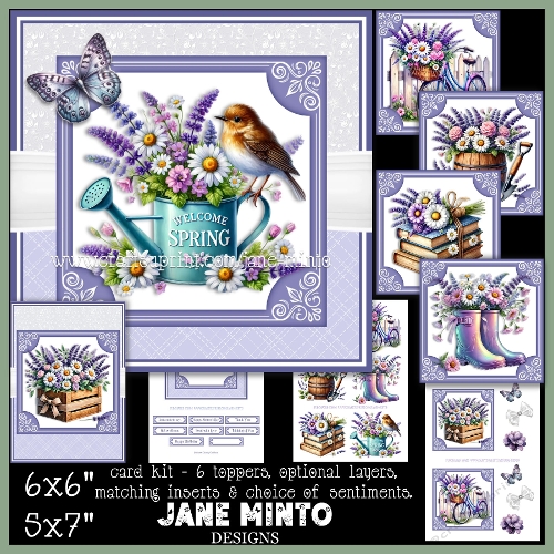 5X7 & 6X6 - WELCOME SPRING