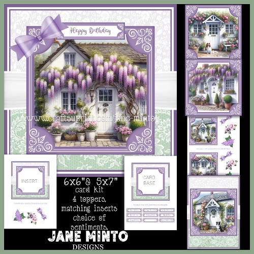 6x6 & 5x7 - PRETTY COTTAGE