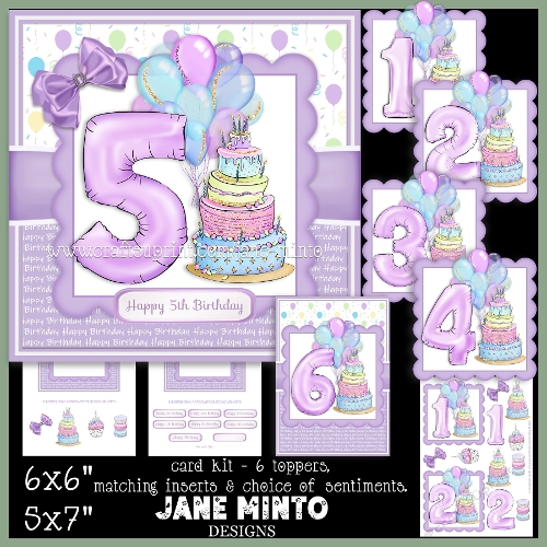 BIRTHDAY BALLOON & CAKE