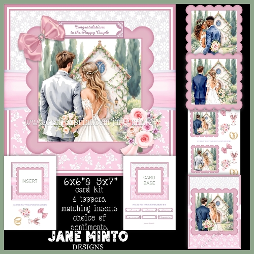 5x7 & 6x6 LITTLE WHITE CHURCH WEDDING